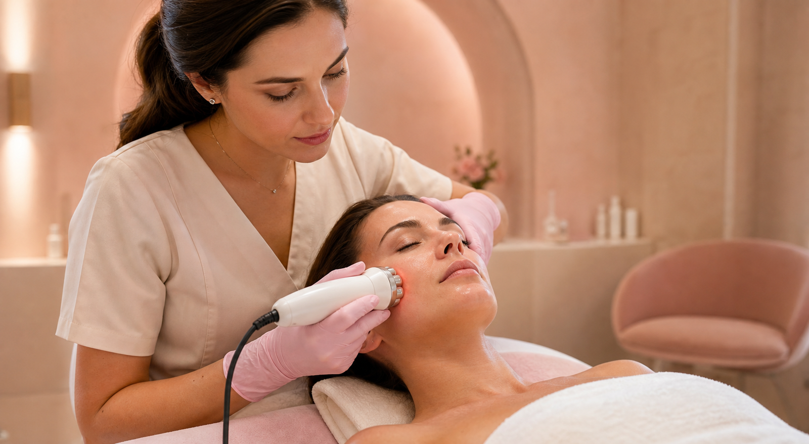 Soin du visage par radiofréquence